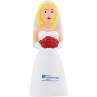 Belle mariée jouet personnage squishy dessin animé figure jouet balle anti-stress mariée balle anti-stress
