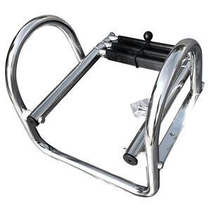 Échelle de bateau en acier inoxydable avec poignée en arche, rétractable en trois sections, pour yacht, bateau rapide, modernisation et amélioration - Product Image 1
