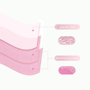 Professionale 3-Layer bavaglini dentali monouso pasta di legno di carta e pellicola di plastica può essere piegato a qualsiasi angolazione forniture per unghie - Product Image 6