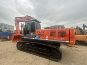 Excavadora de cadenas Hitachi ZX350H usada original de Japón, pocas horas de trabajo, excavadora de servicio pesado de 35 toneladas para minería, canteras y construcción. - Product Image 5