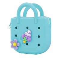 Perlengkapan Membuat Tas Pesona Sendiri untuk Anak Perempuan, Set Kerajinan Silikon Usia 4-10 Tahun, Pesona Warna Pink Lembut, Fotogenik - Sedang Tren Vi