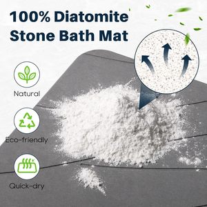 Cf bdmb64 אישית לוגו סופג מטפח אדמה יבש מהיר יבש אבן אמבט מחצלת אמבט מחצלת שטיח חדרי מחצלת מרית מחצלות אדמה דיאטומה מחצלות - Product Image 5
