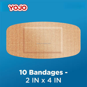 YOJO Vendaje Adhesivo Flexible de Tela XL (2 x 4 pulgadas) Resistente al Agua, Certificado CE, Protección para Todo Tipo de Piel, Seguridad Flexible - Product Image 1