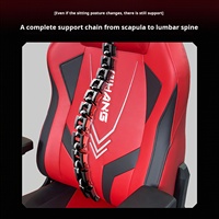Chaise de jeu ergonomique pour e-sport avec accoudoirs réglables, dossier haut inclinable et soutien lombaire pour de longues heures de jeu sur PC