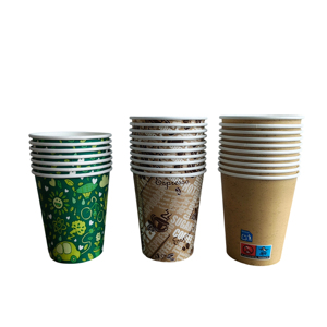 Eco-friendly Custom Printing <b>8oz</b> 10oz 14oz 16oz 18oz Disposable Single and <b>Coffee</b> Paper <b>Cup</b> with Lid - Product Image 1