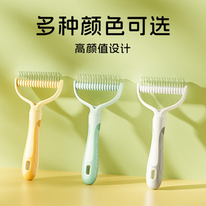 Nuevo peine desenredante de doble cara para mascotas, peine para perros, peine antienredos para perros, peine para eliminar el pelo de gatos, artículos para mascotas. - Product Image 4