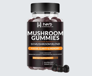 Compléments alimentaires à base de plantes en marque blanche OEM/ODM : Gommes aux champignons pour le soutien immunitaire et la réduction du stress, supplément cérébral nootropique - Product Image 1