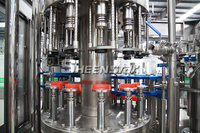 Ligne de production de remplissage automatique d'eau installation de purification d'eau machine de remplissage d'eau pure machine de remplissage de bouteilles en verre