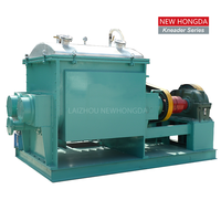 Malaxeur Sigma hydraulique basculant 2000L à chauffage électrique, robuste, avec réducteur à couple élevé pour le mélange de composés de silicone