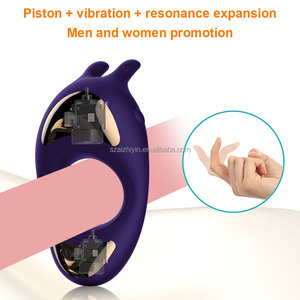Anillo vibrador para parejas con 9 modos, resonancia masculina y femenina, retraso en la eyaculación del pene y vibrador de estimulación del clítoris - Product Image 5