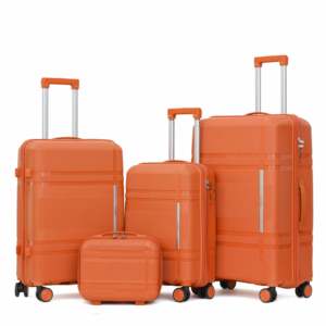 Unisex PP Luggage Sets 20'' 24'' 28'' Hard Shell Spinner 3-Piece Outdoor Travel Collection. Big Capacity Waterproof Luggage Sets - Product Image 2