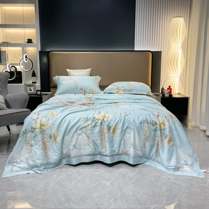 Großhandel Luxus 300tc Tröster Set 100% Lyocell haut freundliche Quilt Hot Sale Bettwäsche - Product Image 5