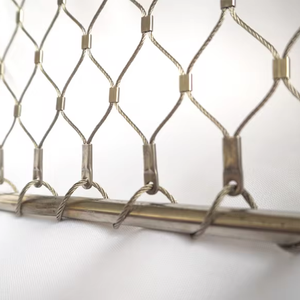 304不锈钢钢丝绳护栏网围栏网格和大门室外专用网，用于楼梯栏杆安全 - Product Image 5