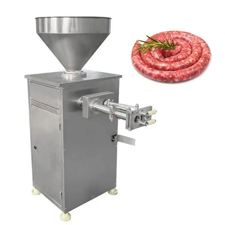 Industrial comercial automático vácuo salsicha fabricante enchimento stuffer enchimento fazendo hot dog máquina preço para venda