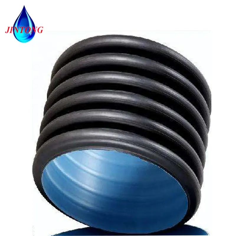 Hdpe pe 100 material 300mm sn8 advanced drainage system perforated pipes