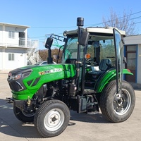 Tracteur agricole YTO diesel 4x4 à transmission par engrenages, 70HP, 80HP, 90HP, 100HP, NOUVEAU modèle 2026, avec accessoires de chargeur frontal, à prix abordable, à vendre