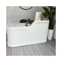 Vente chaude MDF Caisse Enregistreuse Wrap Comptoir Stand Caisse Enregistreuse Comptoir avec Verrouillage Vitrine