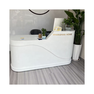 Venta caliente MDF Cash Register Wrap Counter Stand Contador <span class=keywords><strong>de</strong></span> caja registradora con escaparate <span class=keywords><strong>de</strong></span> bloqueo - Product Image 2