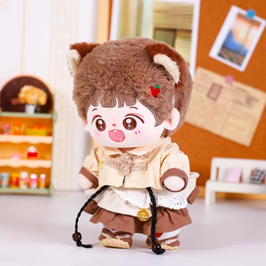 20Cm Búp Bê Trang Phục Phụ Kiện Cổ Trung Quốc Phong Cách 4-Mảnh Thiết Lập Quần Áo Cho Ăn Mặc <span class=keywords><strong>Mini</strong></span> Pluah Búp Bê Đẹp Trai Quần Áo - Product Image 4