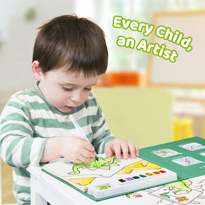 Joycat Großhandel Lernspielzeug Kunst Aquarell-Malbuch Zeichenpapierbuch Dinosaurier-Themen-Malbuch für Kinder - Product Image 5