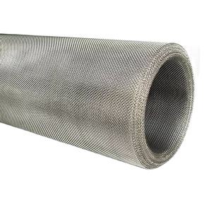 Maille filtrante en tissu métallique tissé en acier inoxydable 1 40 60 180 microns 300 mailles avec services de découpe, pliage et soudage - Product Image 1