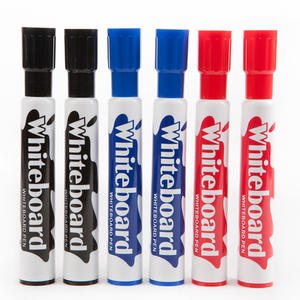 Juego de Marcadores para Pizarra Blanca Personalizados Rojo, Azul y Negro, Tinta de Gran Capacidad - Product Image 1