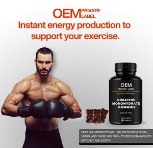 Suppléments d'énergie naturelle de marque privée OEM, gommes monohydratées de créatine pour hommes et femmes, <span class=keywords><strong>musculation</strong></span> - Product Image 4