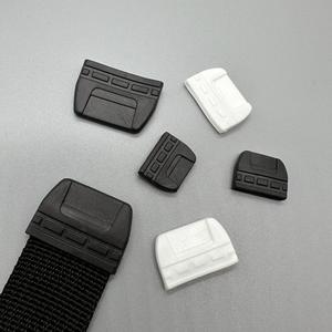 RIXING WJ001, оптовая продажа с фабрики, пластиковая мягкая ПВХ тесьма, зажим для хвоста, резиновая Пряжка, аксессуары для сандалий Гуандун - Product Image 5