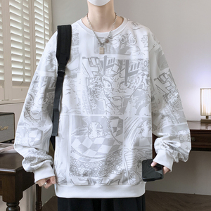 Suéter de Terciopelo para Hombre, Diseño 2025, Otoño, Talla Grande, Color Sólido, Corte Regular, Informal, Cómodo y Transpirable, ODM - Product Image 1