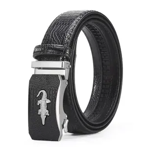 Hot Sale Business Western Stijl Ceinture Pour Homme Kleding Accessoires Mannen Riem Voor Pu Krokodillenleer Stijl