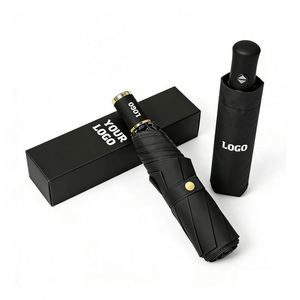 Wholesale High Quality Market Promotional Custom logo Automatic <b>Folding</b> Umbrella with logo - Product Image 1