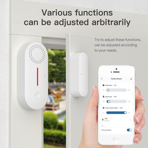 Sensor de Puerta y Ventana WiFi Tuya con Control Remoto, Detector de Contacto Magnético para Puerta con Alarma de 90dB, Compatible con la Aplicación Smart Life, PST-AW301 - Product Image 6