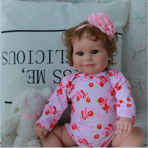 Poupée bébé afro-américaine Lifereborn de 20 pouces, réaliste, dodue, douce, lestée, reborn, innocente et mignonne, bébé fille - Product Image 4