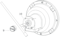 Palan de construction à crémaillère avec système anti-chute-Limiteur de vitesse centrifuge Ascenseur de sécurité