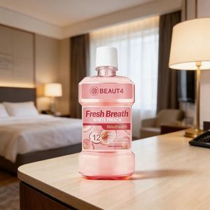 BEAUT4 Frischer Atem Weißer Pfirsich Mundwasser - 12 Stunden Langanhaltende Frische, Fruchtiger Geschmack Mundspülung, Tägliche Mundpflege Mundwasser - Product Image 5