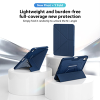 Housse de protection pour tablette en cuir détachable personnalisée, anti-salissure et anti-rayures, pour iPad (A16) 10e génération 11 pouces 2025 avec emplacement pour stylet