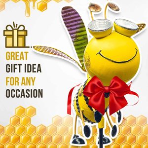 Adornos <span class=keywords><strong>de</strong></span> jardín impermeables, luces <span class=keywords><strong>de</strong></span> estaca solares Led <span class=keywords><strong>de</strong></span> abeja amarilla para decoración al aire libre - Product Image 6