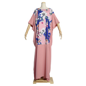 Nueva falda larga con cuello redondo y estampado europeo y americano para el verano 2022, nuevo vestido, <span class=keywords><strong>ropa</strong></span> africana para <span class=keywords><strong>mujer</strong></span>, talla grande - Product Image 6