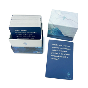 Custom Printing Drink Adult Communication Playing <strong>Cards</strong> Drinking Talk <strong>Card</strong> Game with Box for Adults <strong>Friends</strong> Party Couple Game - Product Image 1
