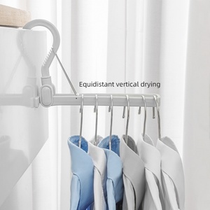 New Design Hanger Storage Artifacts Magic <b>Clothes</b> <b>Rack</b> to hang <b>Clothes</b> Home Drying <b>Rack</b> Dormitory Folding - Product Image 6