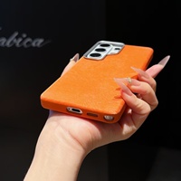 Étui de téléphone magnétique anti-chute en cuir Meracly Gradient Phoenix Tail pour Samsung Galaxy S26/25/24/Ultra S26/25/24/Plus