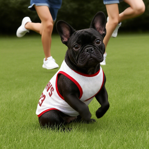 도매 여름 클래식 스타일 대형 여러 가지 빛깔의 폴리 에스터 개 티셔츠 럭셔리 애완 동물 의류 빈 개 셔츠 애완 동물 티셔츠 - Product Image 3