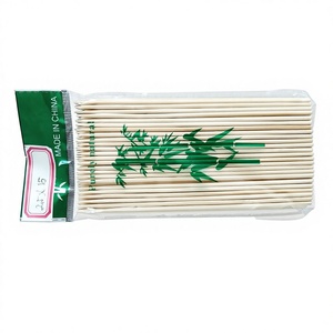 Los Fabricantes Suministran Brochetas Desechables de Bambú para Barbacoa, Aptas para Microondas, Envasadas Individualmente - Product Image 1