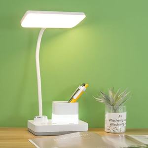 Nouvelle lampe rechargeable en promotion, multifonctionnelle et flexible pour bureau avec porte-stylo, idéale pour la lecture et la protection des yeux - Product Image 1