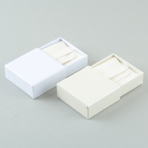 Custom Logo Cardboard Drawer Jewelry Packaging Gift Boxes With Microfiber Pouch for Necklace <b>Earring</b> Bracelet Ring Jewellery <b>Box</b> - Product Image 4