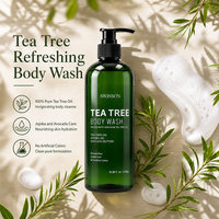 Gel Douche Hydratant et Nourrissant à l'Huile d'Arbre à Thé Marque Blanche Nettoyage en Profondeur Sans Sulfate Fournisseur en Gros OEM