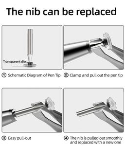 ปากกาสไตลัสสีดำสำหรับวาดภาพ ปากกาสัมผัสหน้าจอแบบ Capacitive สำหรับ Hp <span class=keywords><strong>Asus</strong></span> Samsung Acer Chromebook - Product Image 2