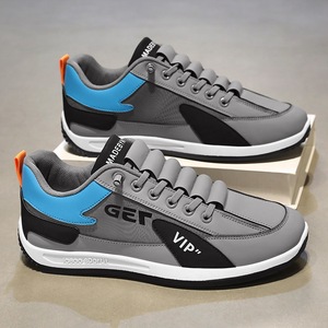 Men's Korean-Style Summer New All-Match Casual Running <b>Sneakers</b> Breathable Non-<b>Slip</b> Mesh Lining Dad Shoes <b>Slip</b>-<b>On</b> Closure PU - Product Image 1