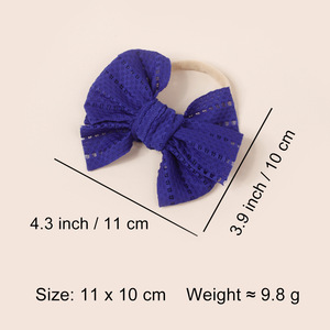 En gros Chouchous à nœuds pour bébés filles, mignons, en tissu ajouré, pour la photographie d'enfants - Product Image 4
