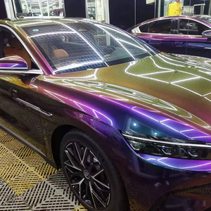 WRAPMASTER 1.52*17m Top Qualité Car Wrap Changement <span class=keywords><strong>de</strong></span> Couleur PET Vinyle PVC <span class=keywords><strong>Fantaisie</strong></span> Galactique Étincelant Caméléon Diamant Protection <span class=keywords><strong>Film</strong></span> - Product Image 2
